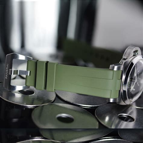 panerai bandjes rubber|rubber strap for Panerai 44mm.